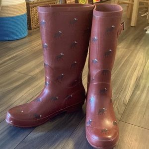 Classic LL Bean Moose Rainboots